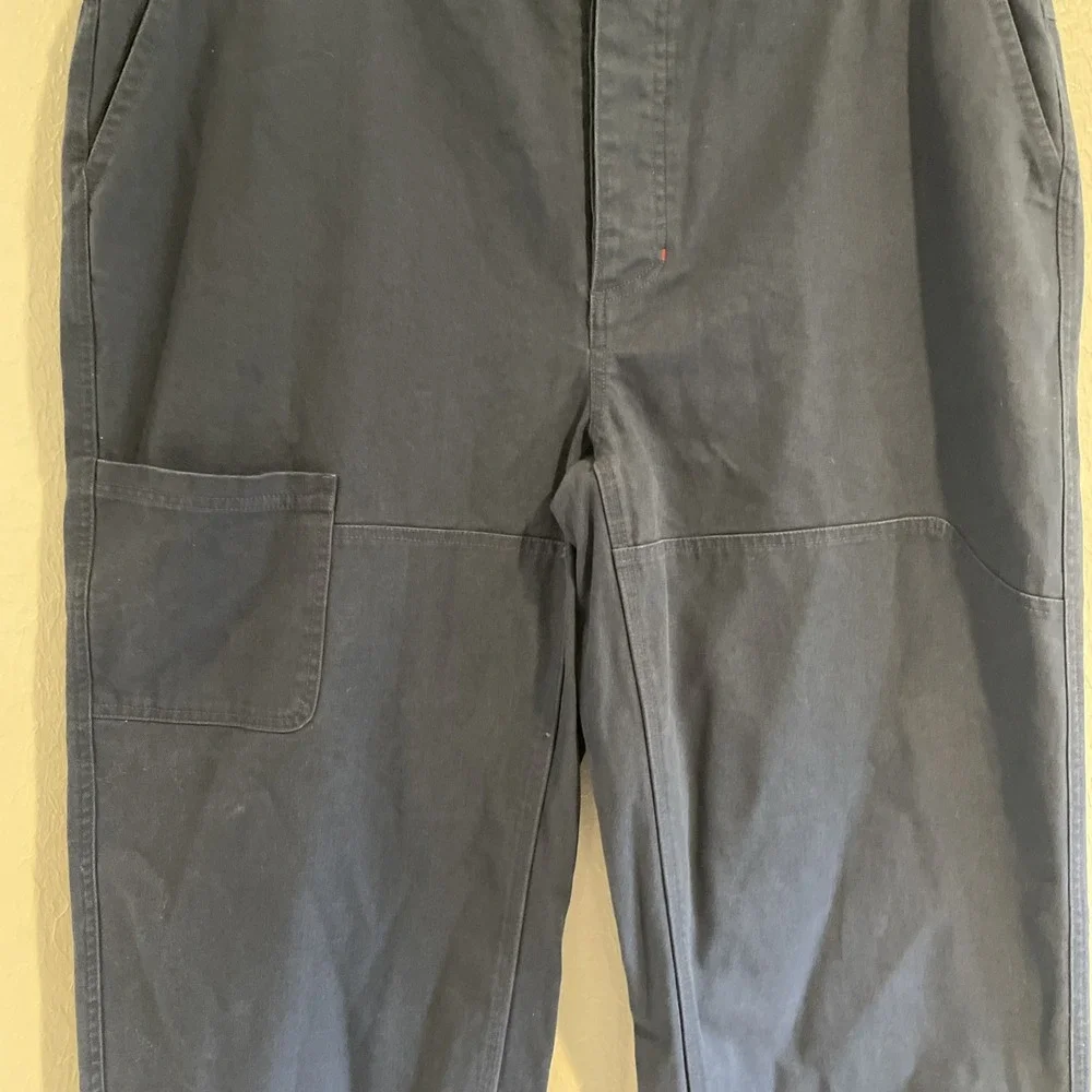 Imperfects Pants Courier Shipyard Canvas Blue Double Knee Carpenter Men's 38 - Picture 4 of 9